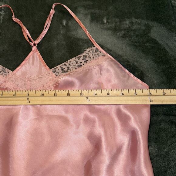 Secret Treasures Slip Dress Women M (8-10) Pink V Neck Spaghetti Strap Sleepwear - Picture 7 of 9